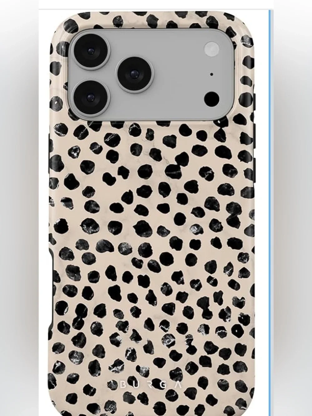 BURGA Unisex Phone Case for iPhone 17 Pro Max – Dual-Layer Design with Shock-Ab